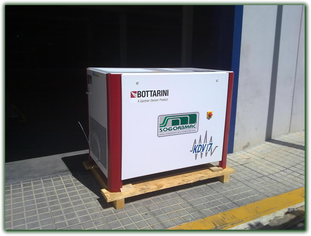 KDV 17 Velocidad variable Compresor Gran Ahorro Energetico